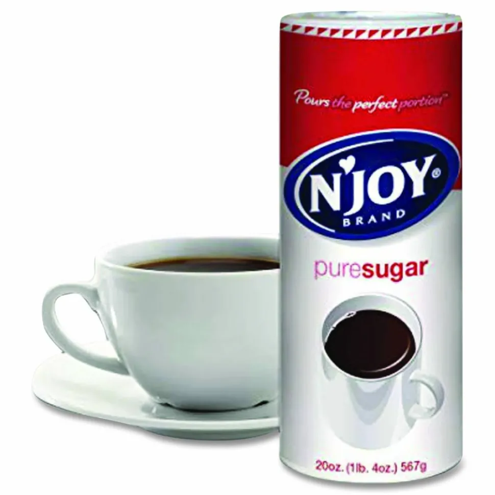 N'Joy Pure Sugar Cane, 20 oz Canister, 3/Pack