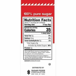 N'Joy Pure Sugar Cane, 20 oz Canister, 3/Pack