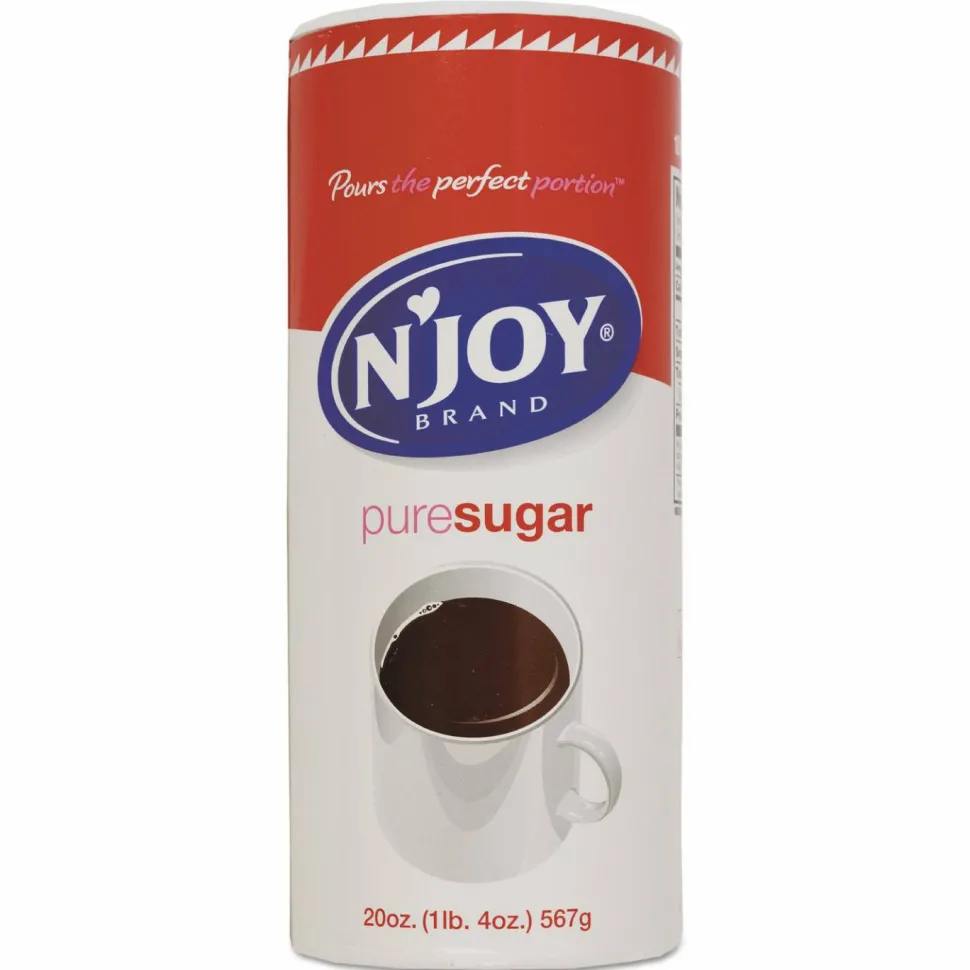 N'Joy Pure Sugar Cane, 20 oz Canister, 3/Pack