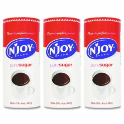 N'Joy Pure Sugar Cane, 20 oz Canister, 3/Pack