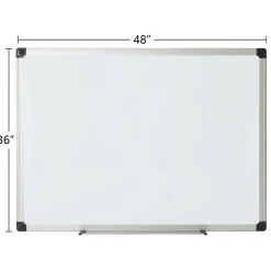Non-Magnetic Melamine Dry-Erase Whiteboard, 36
