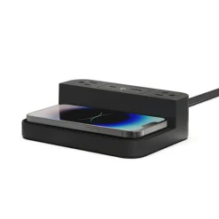 Nonstop Station P Hotel Charging Stations, Black, Case Of 12 Charging Stations