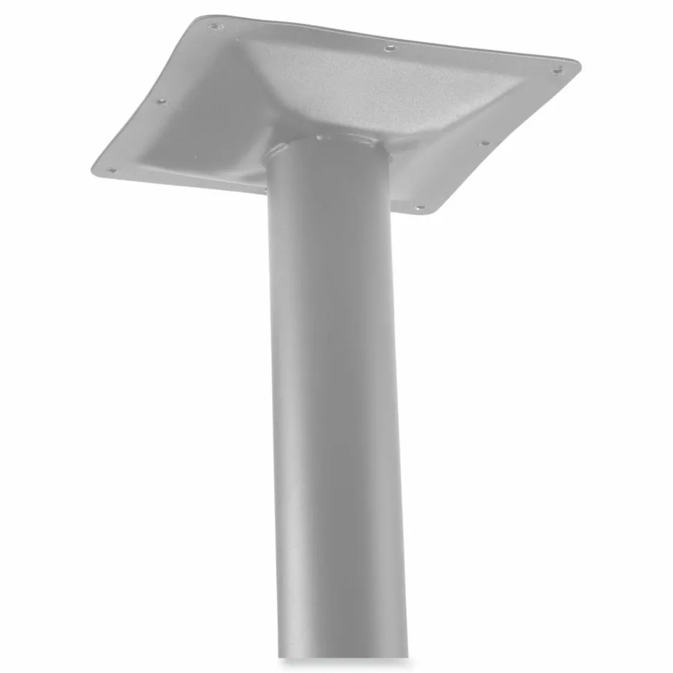 NPS Cafe Table, 36" Diameter x 36h, Round Top/X-Base, Gray Nebula Top, Gray Base