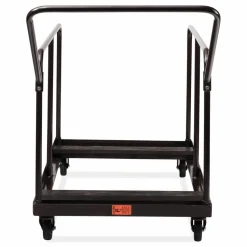NPS Folding Table Dolly For Round and Rectangular Tables, 660 lb Capacity, 31.25 x 27.75 x 47.5, Brown
