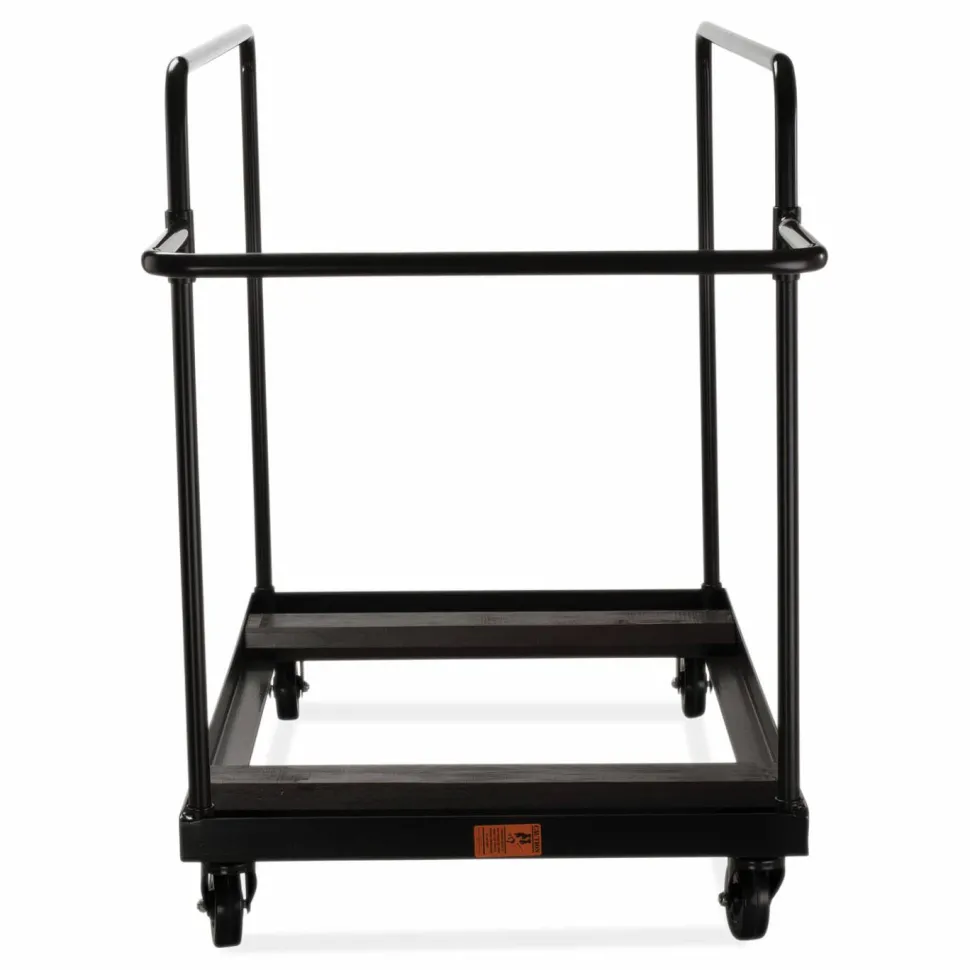 NPS Folding Table Dolly for Round Tables, 660 lb Capacity, 40.5 x 28 x 61.5, Brown