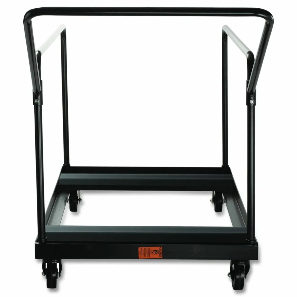 NPS Folding Table Dolly For Round Tables, 1,100 lb Capacity, 27.75" x 47.5" x 31.25", Brown