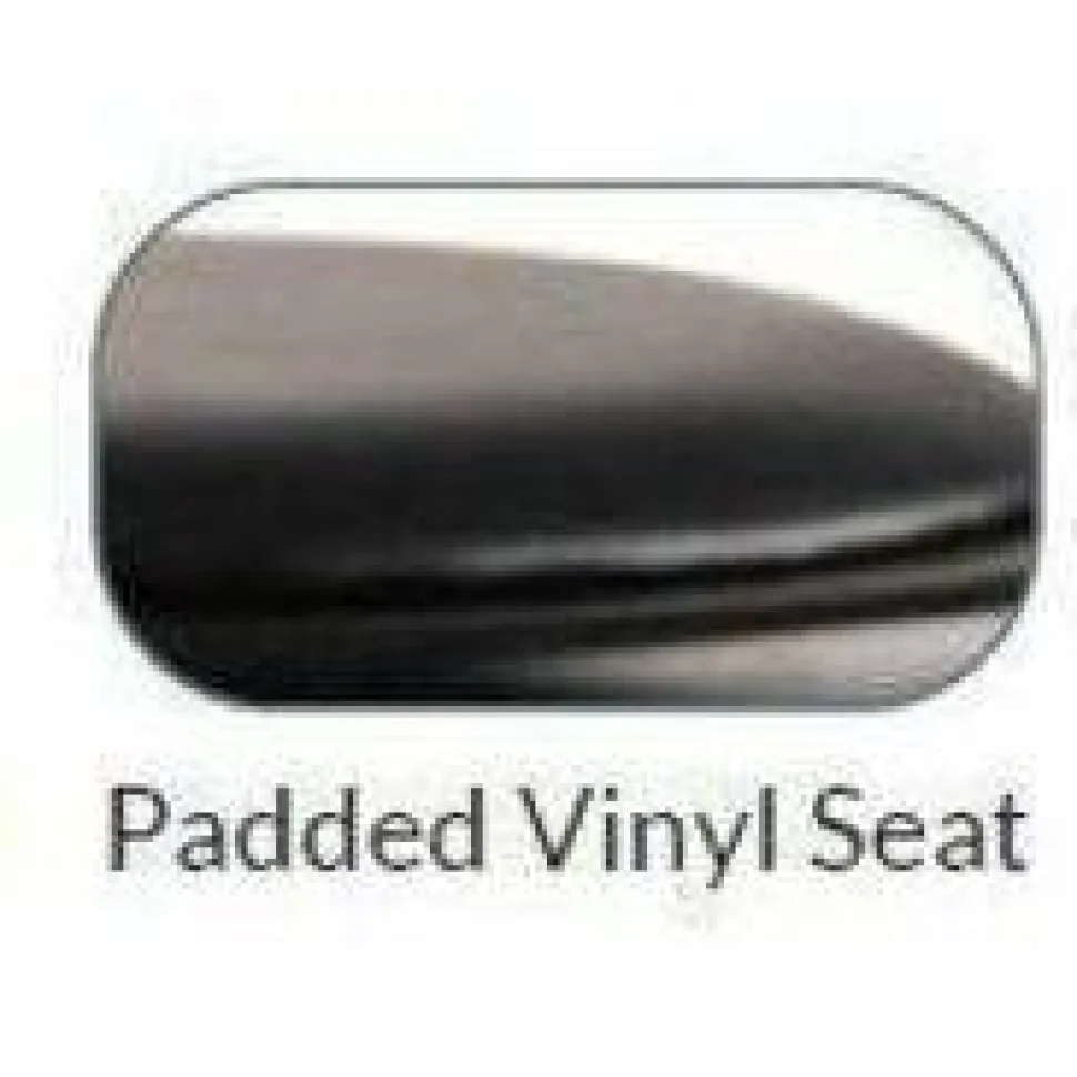 NPS 6400 Series Height Adjustable Heavy Duty Vinyl Steel Stool with Backrest, Supports 300 lb, 19" to 27" Seat Height, Black