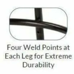 NPS 6400 Series Height Adjustable Heavy Duty Vinyl Steel Stool with Backrest, Supports 300 lb, 19