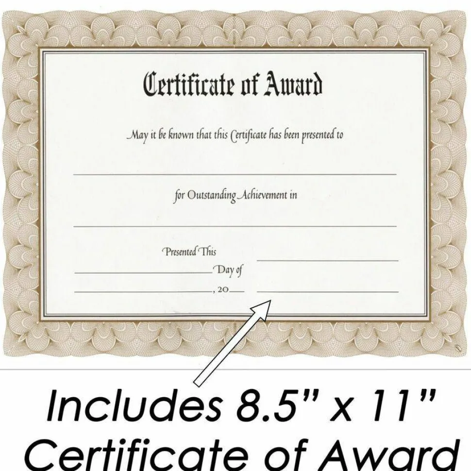 Nu-Dell Award-A-Plaque, 13" x 10 1/2", Black Marble