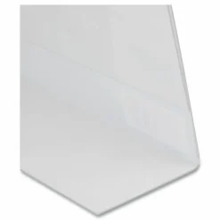 NuDell Clear Plastic Slanted L-Shaped Countertop Sign Holder, Side-Load, Horizontal/Vertical Orientation, 4 x 6 Insert