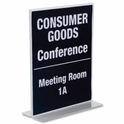 Nu-Dell Double-sided Sign Holder, 8.5
