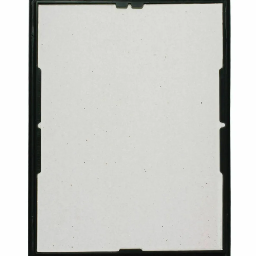 NuDell EZ Mount Document Frame with Trim Accent and Plastic Face, Plastic, 8.5 x 11 Insert, Black