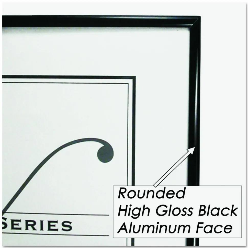 Nu-Dell Metal Poster Frame, 18" x 24", Black