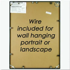Nu-Dell Metal Poster Frame, 18" x 24", Black