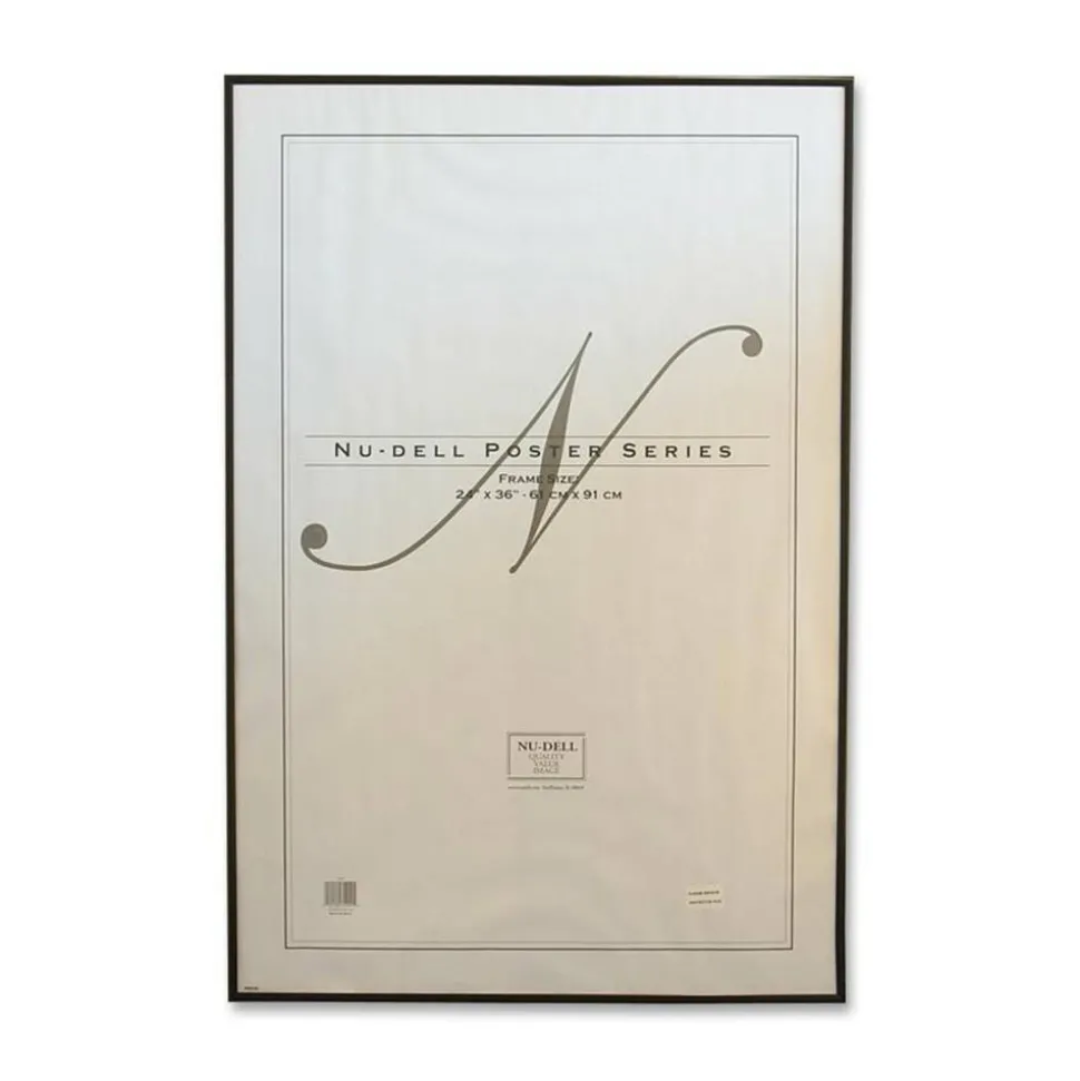 Nu-Dell Metal Poster Frame, 24" x 36", Black