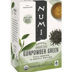 Numi Organic Gunpowder Green Tea, Box Of 18