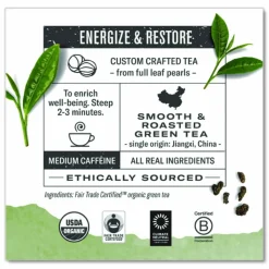 Numi Organic Gunpowder Green Tea, Box Of 18