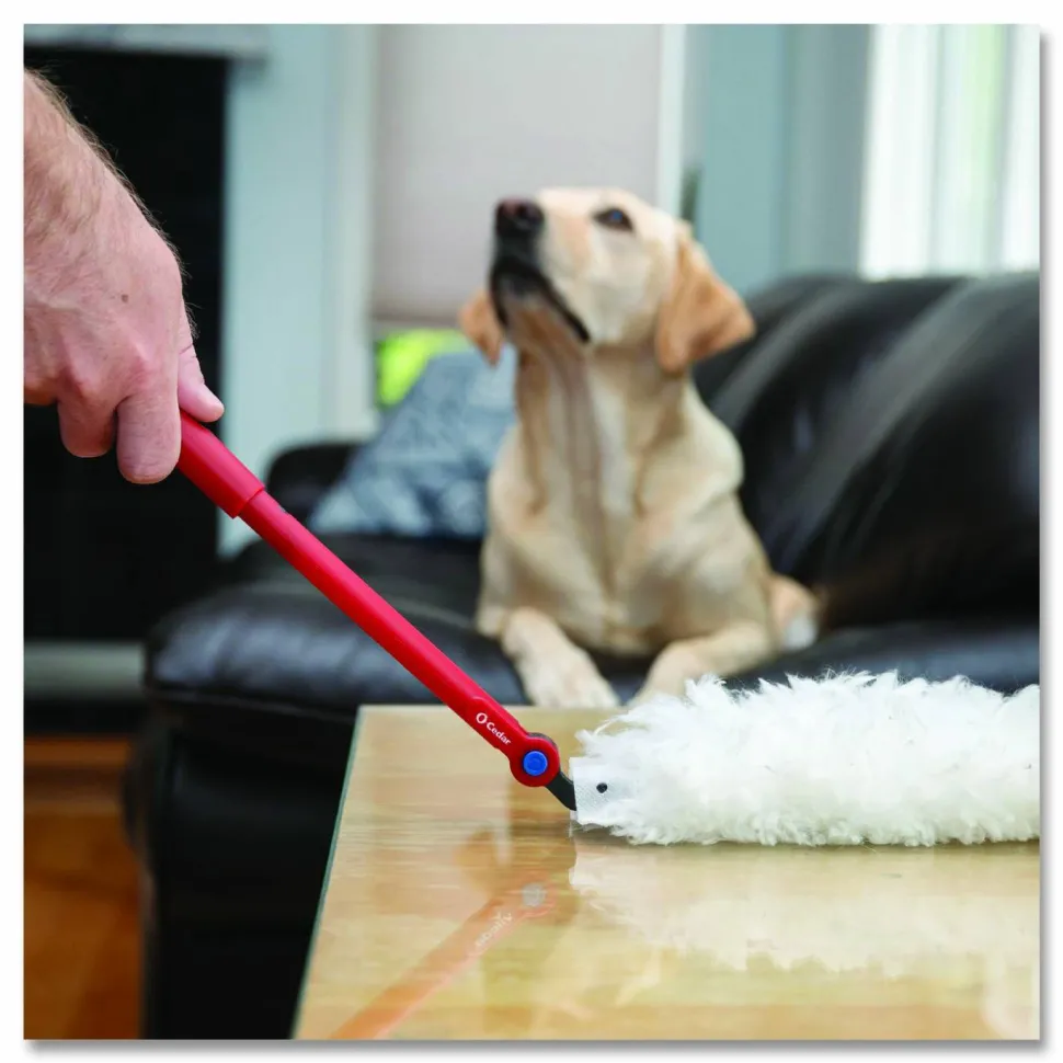 O-Cedar Flex and Catch Duster Heavy-Duty Refills, Polyester, White, 5/Pack