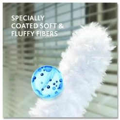 O-Cedar Flex and Catch Duster Heavy-Duty Refills, Polyester, White, 10/Pack