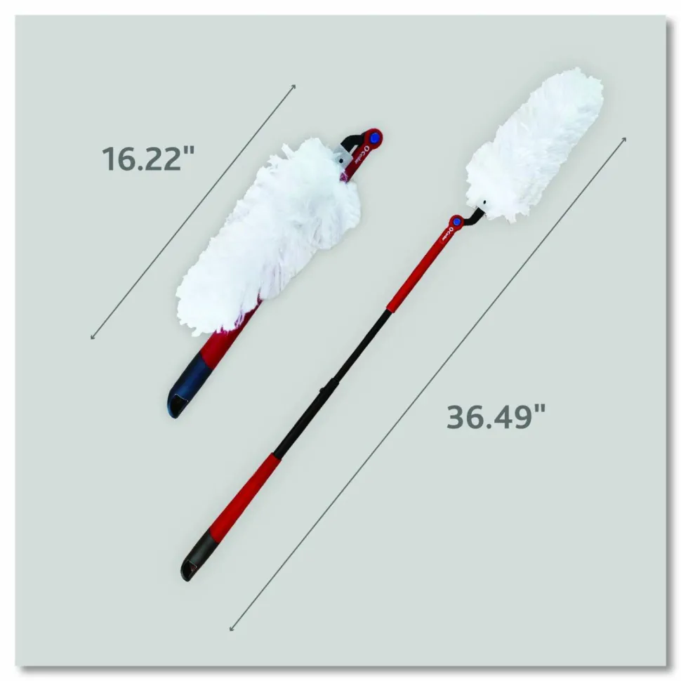 O-Cedar Flex and Catch Heavy-Duty Dusting Kit, 1 Duster Wand and 3 Refills, 6/Carton