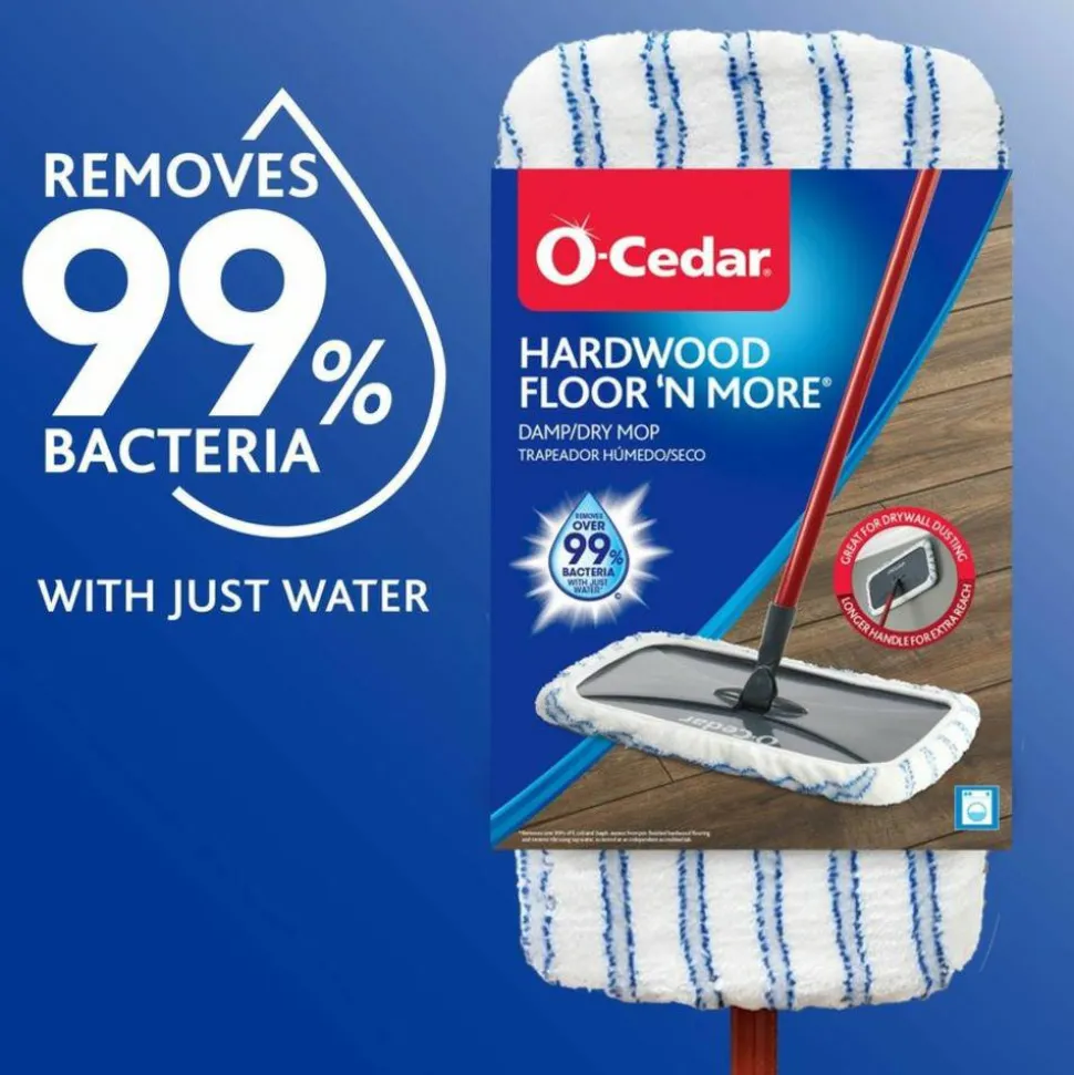 O-Cedar Hardwood Floor 'N More Microfiber Mop