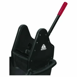 O-Cedar MaxiRough Mop Bucket & Wringer- Downpress, Black - 1 per pack
