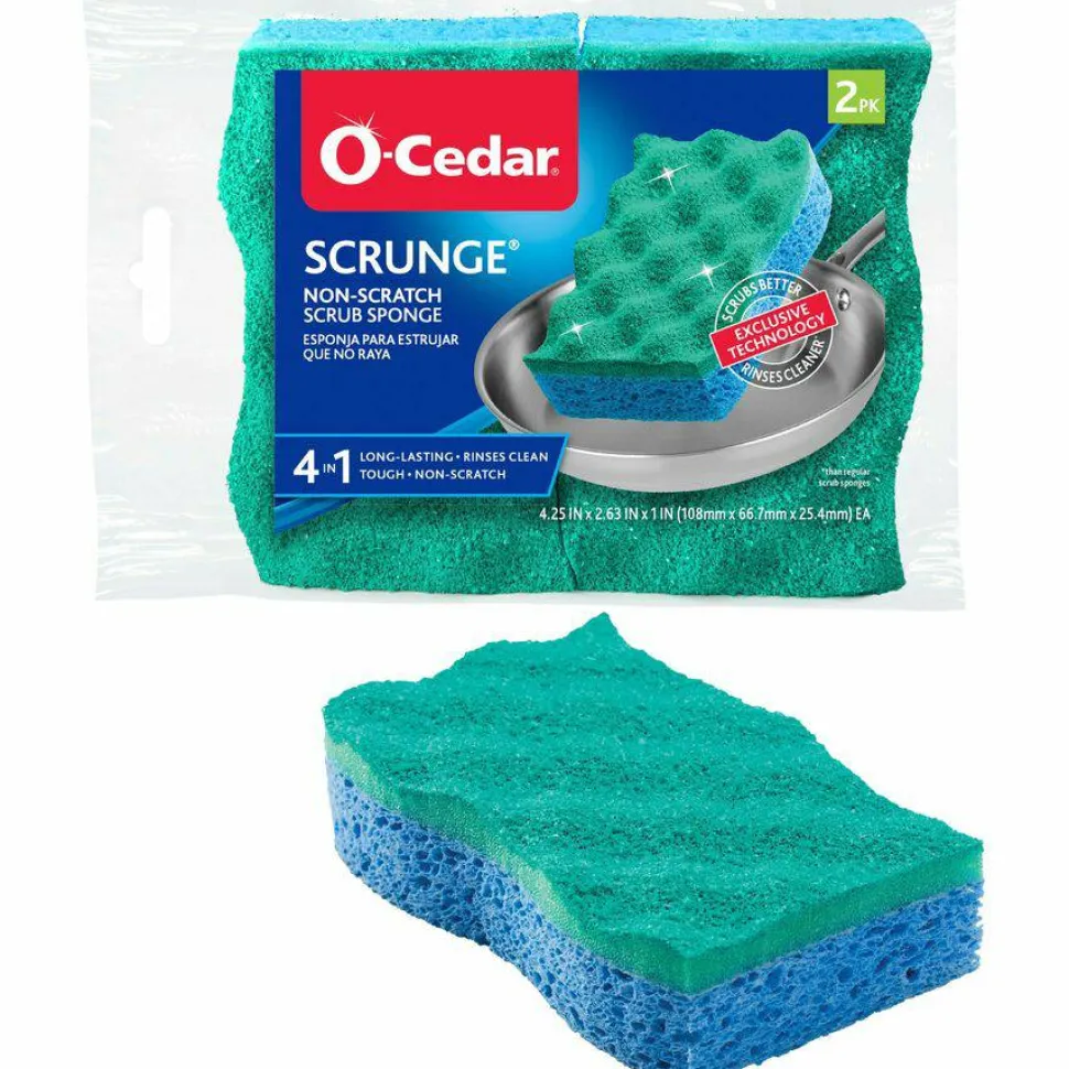 O-Cedar Scrunge Non-Scratch Scrub Sponge