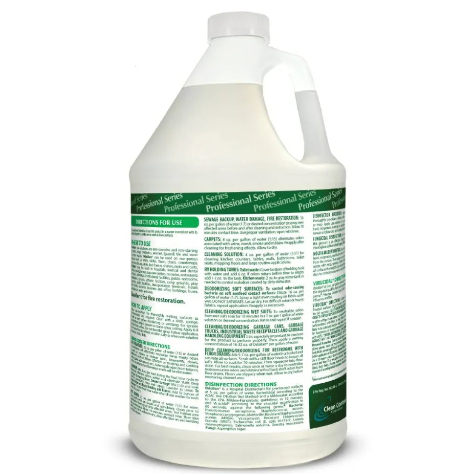 OdoBan Multi-Purpose Deodorizer & Disinfectant Concentrate, Eucalyptus Scent, 128 Oz Bottle