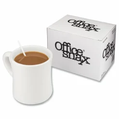 Office Snax Breakroom Stir Sticks, White, 1000/Box