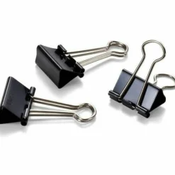 Officemate 99020 Small Binder Clips, Black, 12/Pack