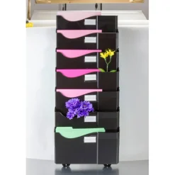 Officemate Grande Central Wall Filing System, 7 Pockets