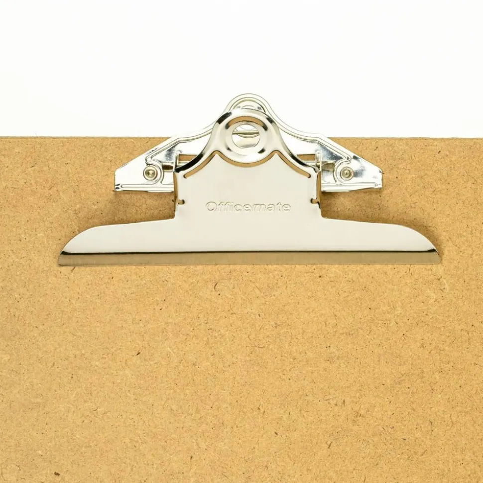 Officemate 83100 Letter Size Wood Clipboard, 9" x 12 .5" ,Recycled Hardboard