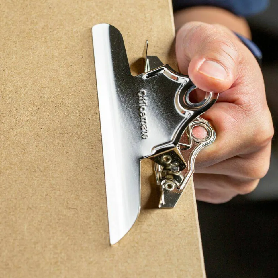 Officemate 83100 Letter Size Wood Clipboard, 9" x 12 .5" ,Recycled Hardboard