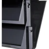 Officemate Mountable Wall File, Black, 2PK