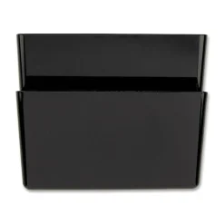 Officemate Mountable Wall File, Black, 2PK