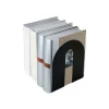 Officemate OIC Magnetic Heavy-Duty Bookends, 10" x 8" x 8", Black, Set Of 2
