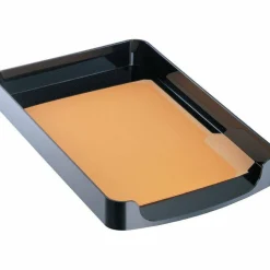 Officemate 2200 Series Front-Loading Desk Tray, 1 Section, Legal Size Files, 10.25" x 15.38" x 2", Black