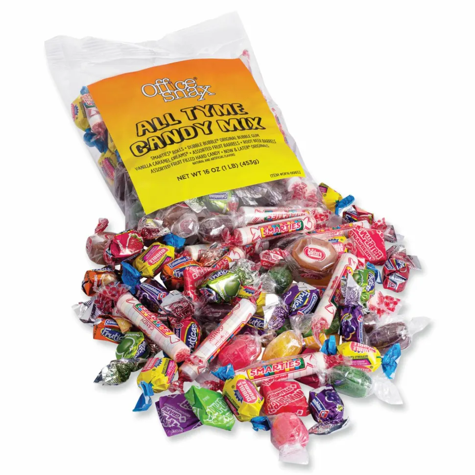 Office Snax Candy Assortments, All Tyme Candy Mix, 1 lb Bag
