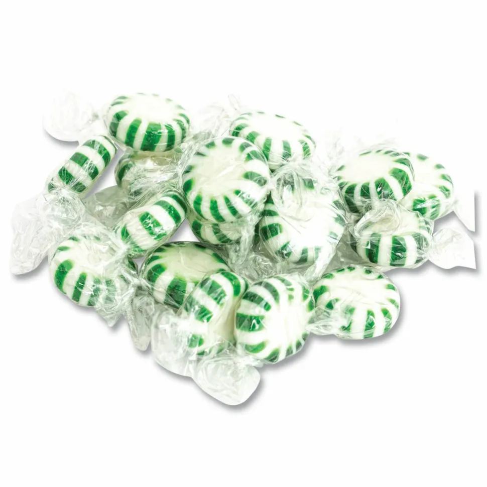 Office Snax Candy Assortments, Spearmint Candy, 1 lb Bag