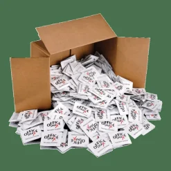 Office Snax Single-Use Non-Dairy Creamer, 0.08 Oz, Carton Of 800