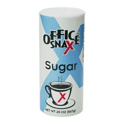Office Snax Sugar Canister, 20 Oz.