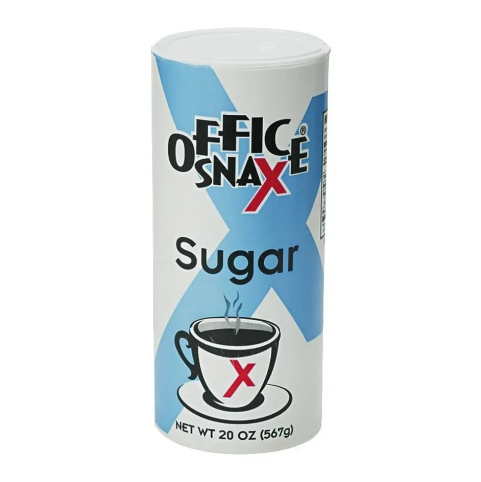 Office Snax Sugar Canister, 20 Oz.