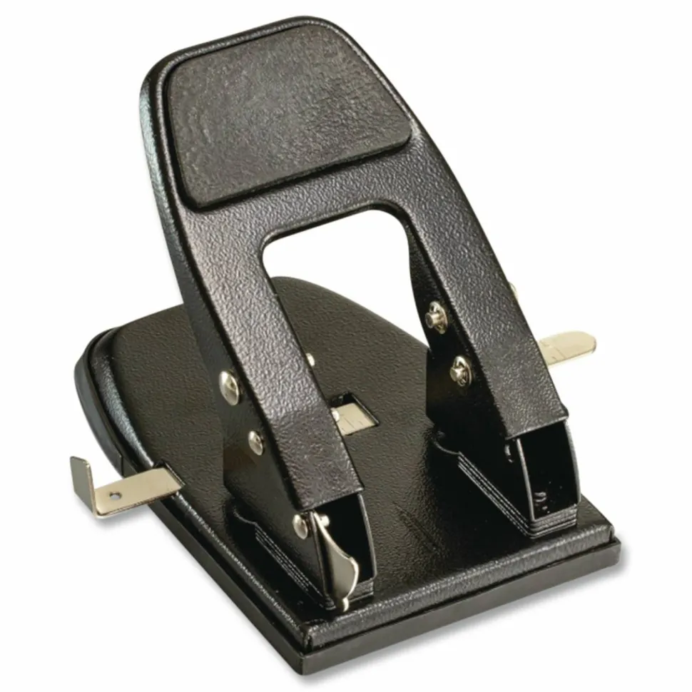 OIC Heavy-Duty 2-Hole Punch, Black