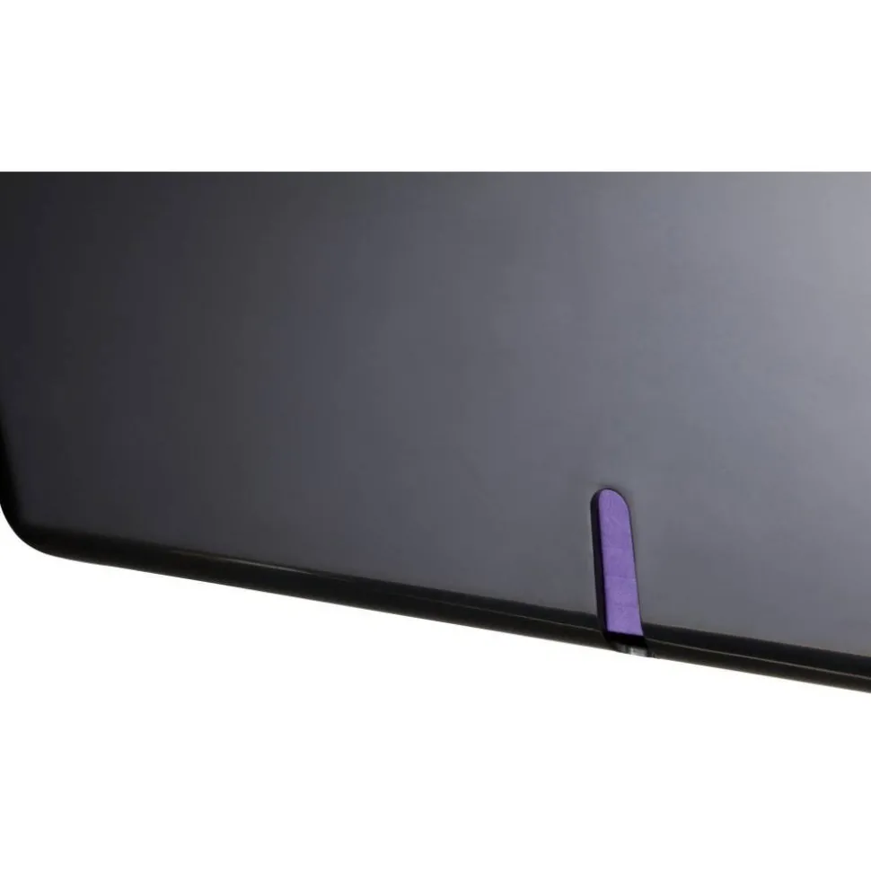 OIC Security Wall File With Lid, Letter Size, Black