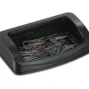 OIC 2200 Series Business Card/Clip Holder, Black