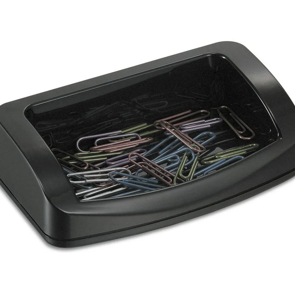 OIC 2200 Series Business Card/Clip Holder, Black
