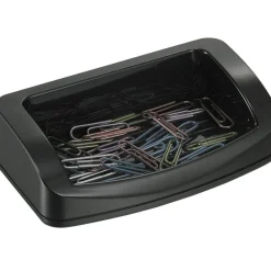 OIC 2200 Series Business Card/Clip Holder, Black