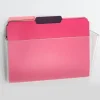 OIC Single Pocket Wall Files, Letter Size, Clear