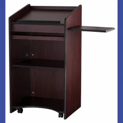 Oklahoma Sound Aristocrat Non-Sound Lectern, 25 x 20 x 46, Mahogany