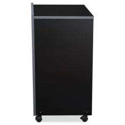 Oklahoma Sound AV Cart/Lectern Base, 21.12 x 17.5 x 33.75, Black